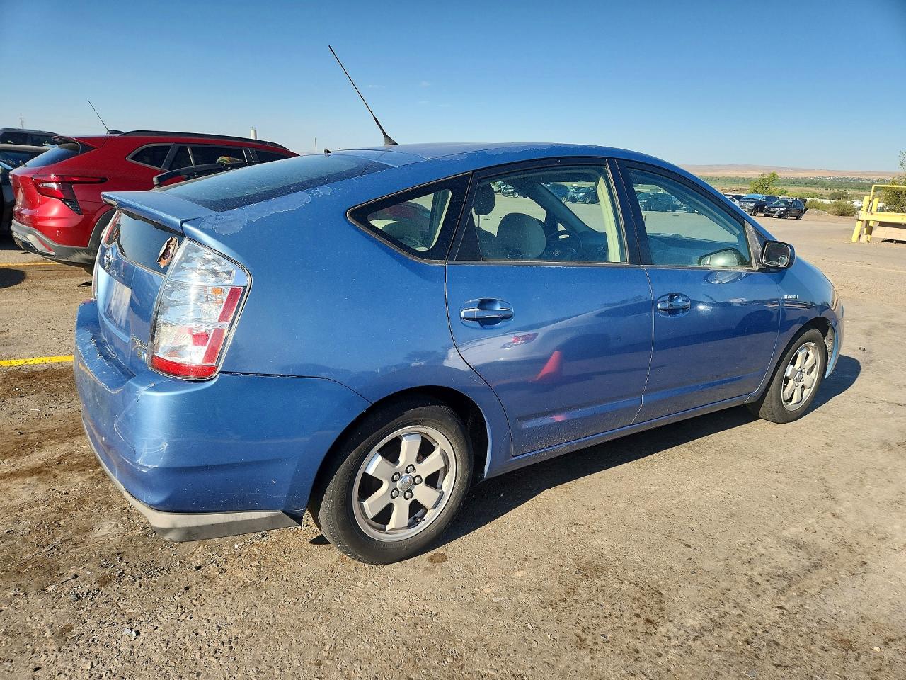 2007 Toyota Prius Base Blue vin: JTDKB20U777690123