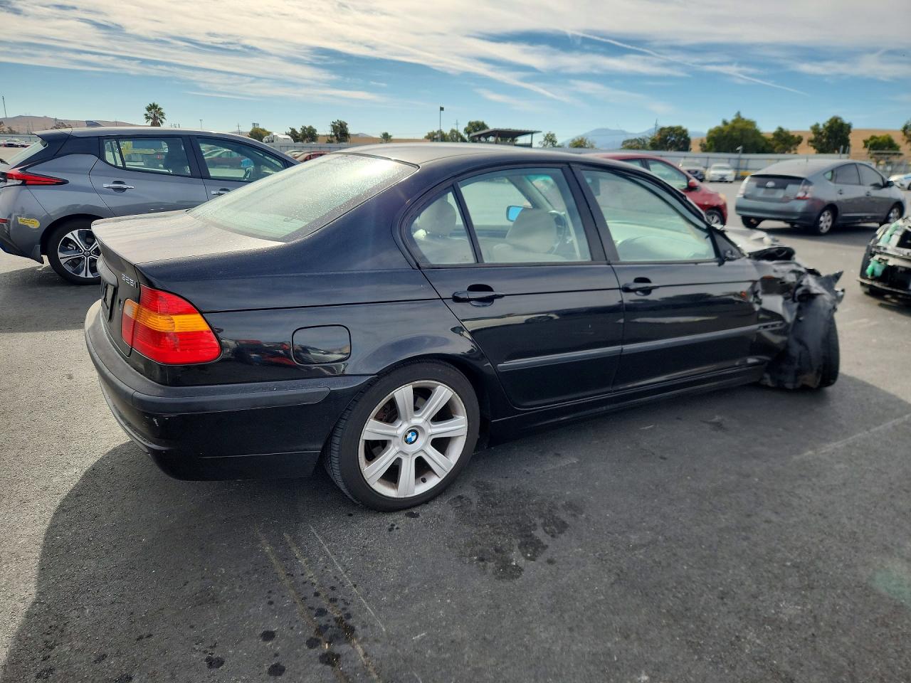 2002 Bmw 325 I Black vin: WBAEV33482KL76862