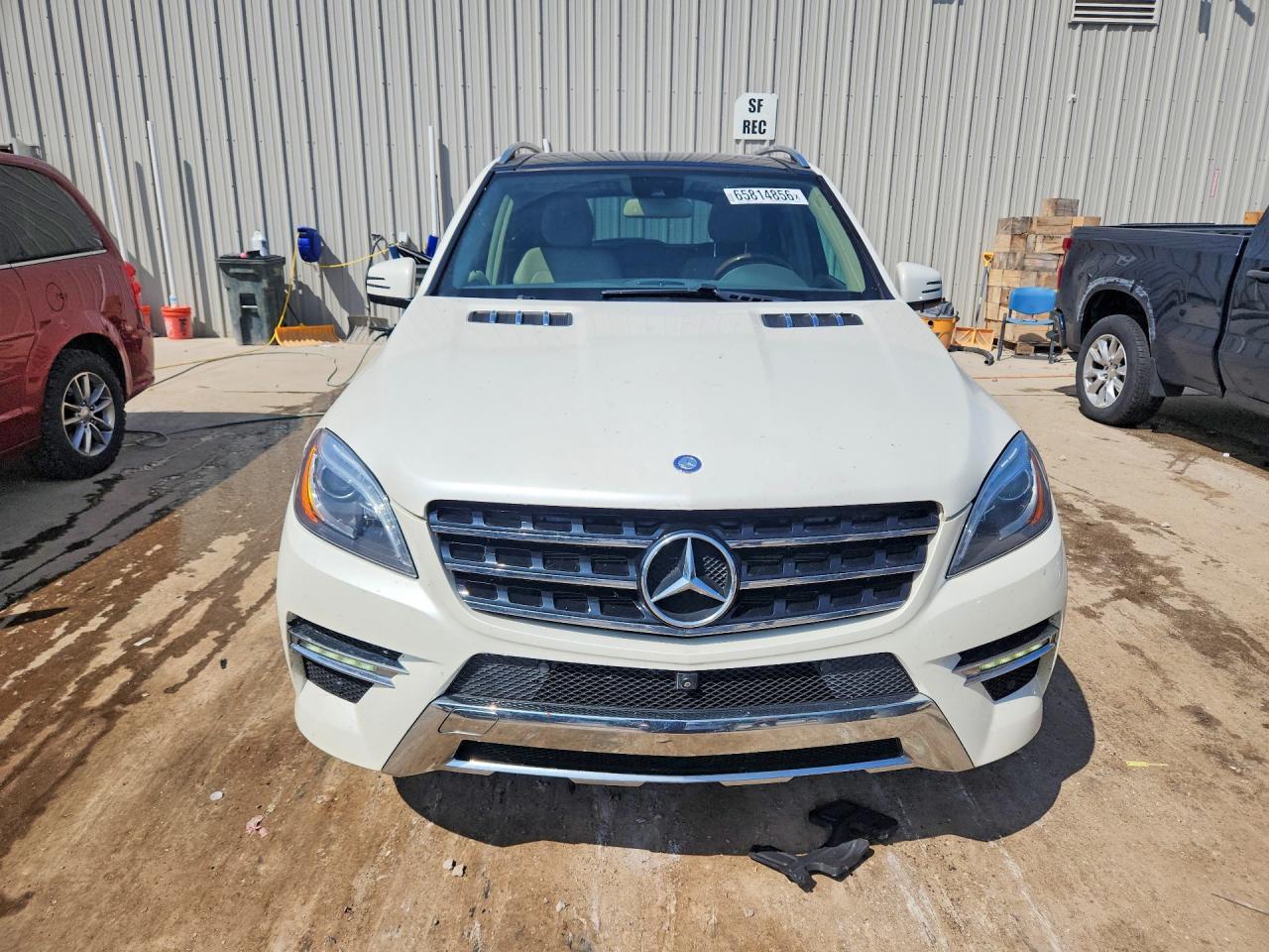 2015 Mercedes-benz Ml 400 4matic Белый vin: 4JGDA5GBXFA475799