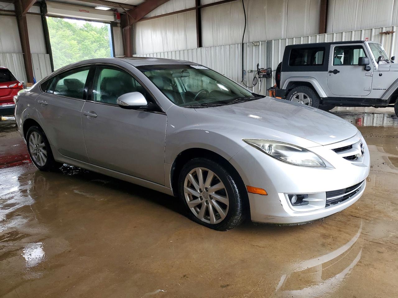 2012 Mazda 6 I Silver vin: 1YVHZ8CHXC5M08354