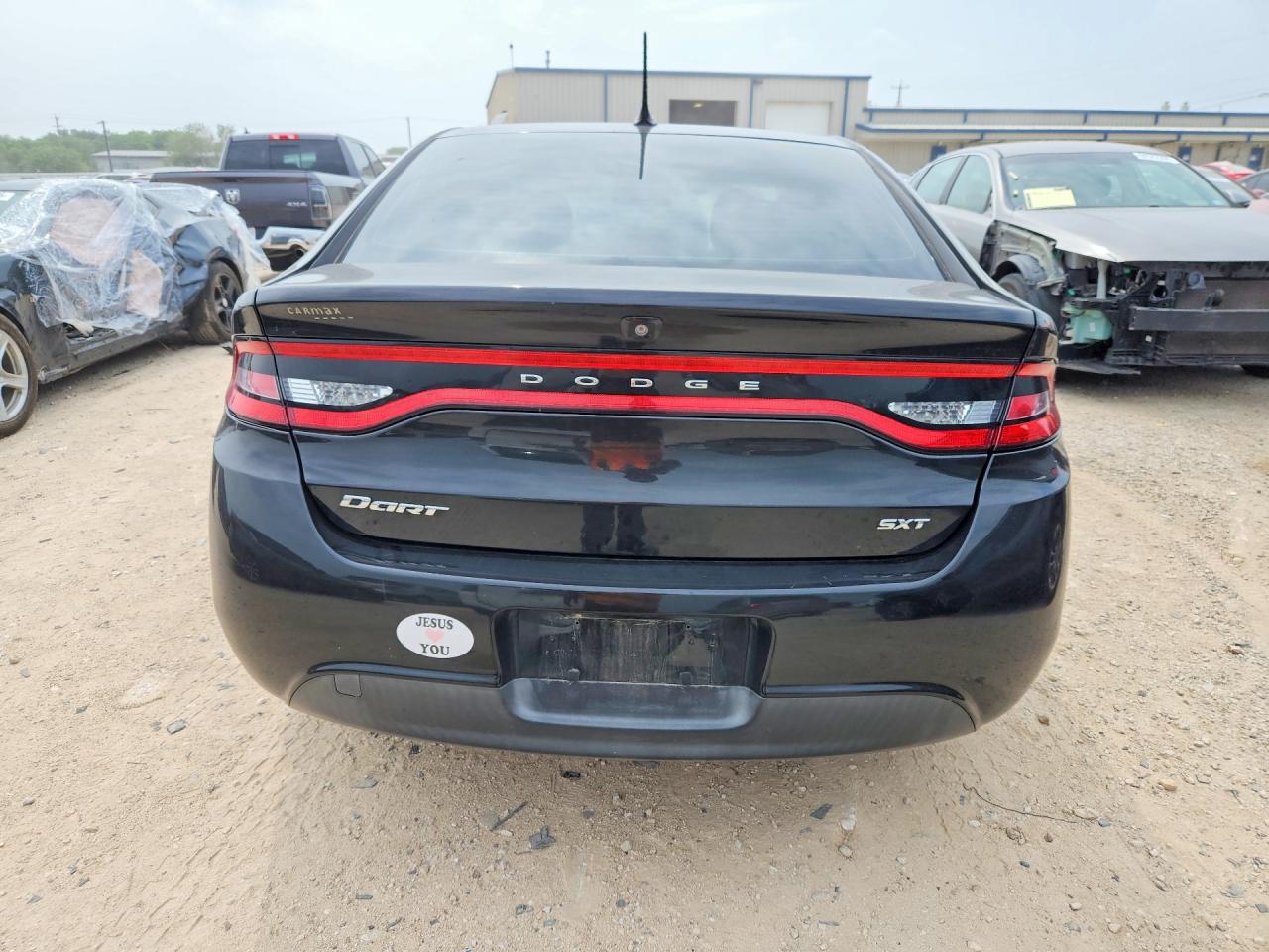 2016 Dodge Dart Sxt Black vin: 1C3CDFBB4GD701425