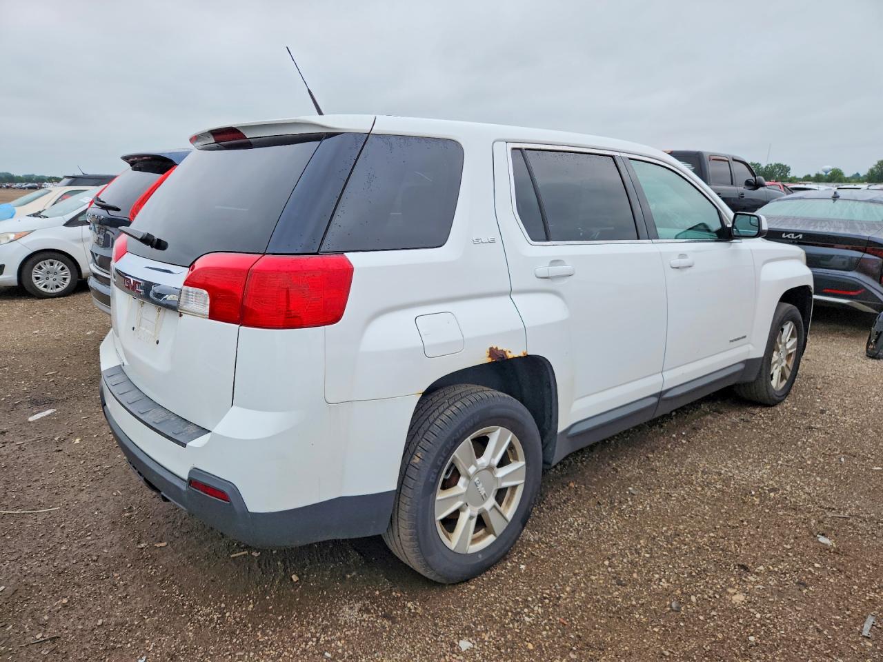 2012 Gmc Terrain Sle Белый vin: 2GKALMEK5C6386251