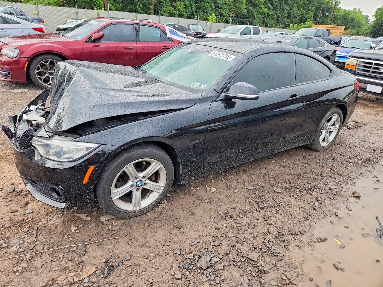 2015 Bmw 428 Xi Black vin: WBA3N9C5XFK247241