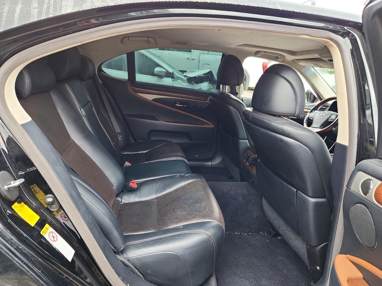 2014 Lexus Ls 460l Black vin: JTHGL1EF3E5053065
