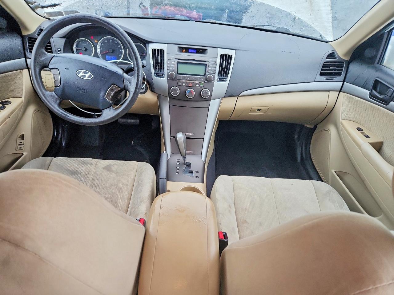 2009 Hyundai Sonata Gls White vin: 5NPET46C39H530565