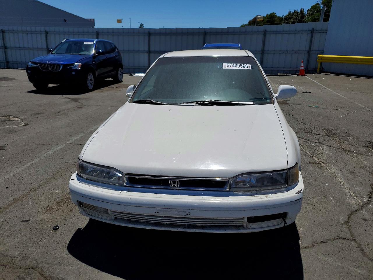 1991 Honda Accord Lx White vin: JHMCB7653MC003495