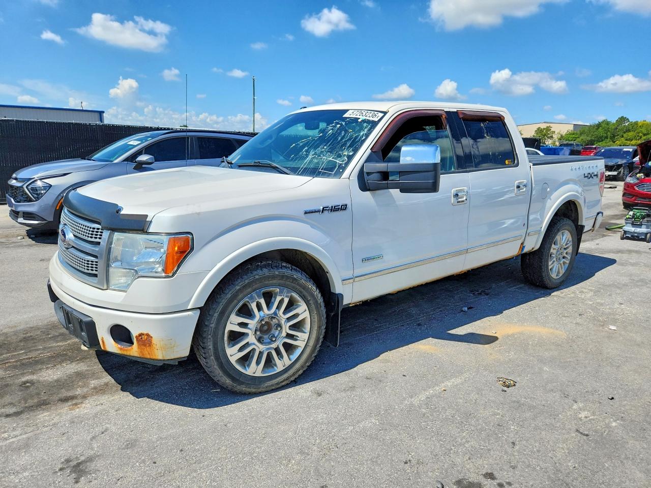2012 Ford F150 Supercrew White vin: 1FTFW1ET8CFB16839