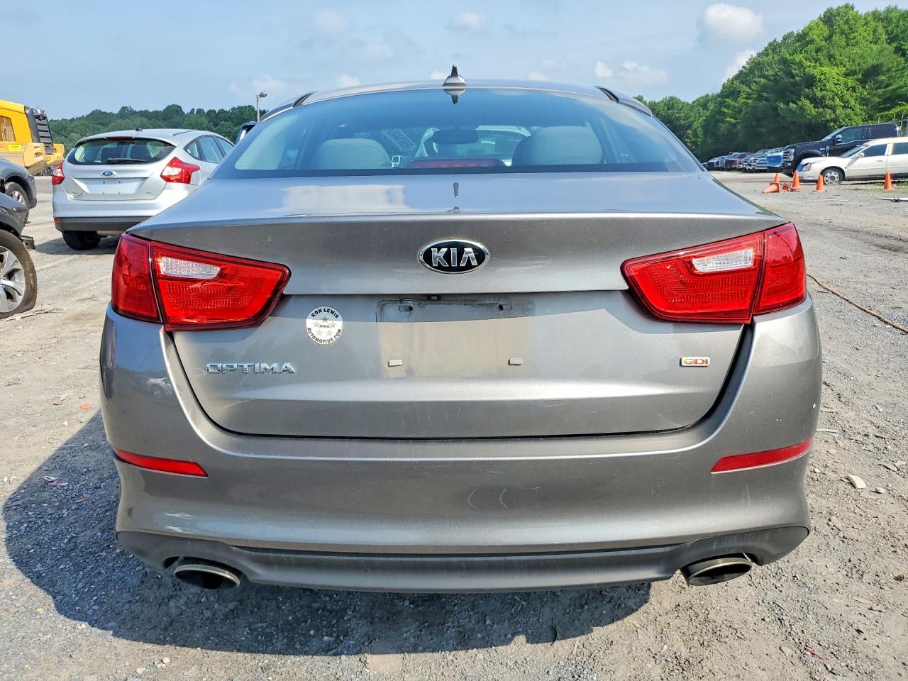 2015 Kia Optima Lx Gray vin: 5XXGM4A78FG515969