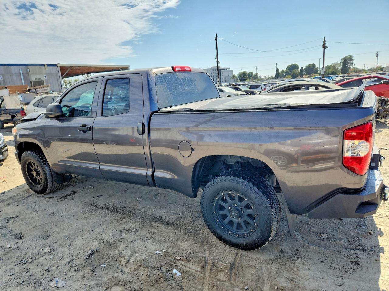 2015 Toyota Tundra Sr Серый vin: 5TFUM5F14FX060365