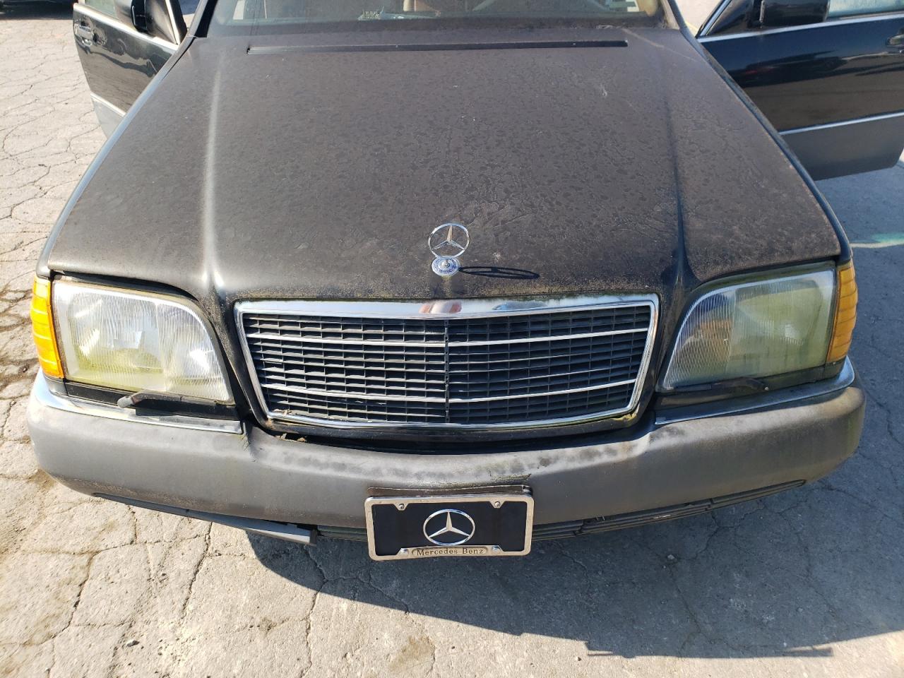 1993 Mercedes-benz 500 Sel Black vin: WDBGA51E6PA099154