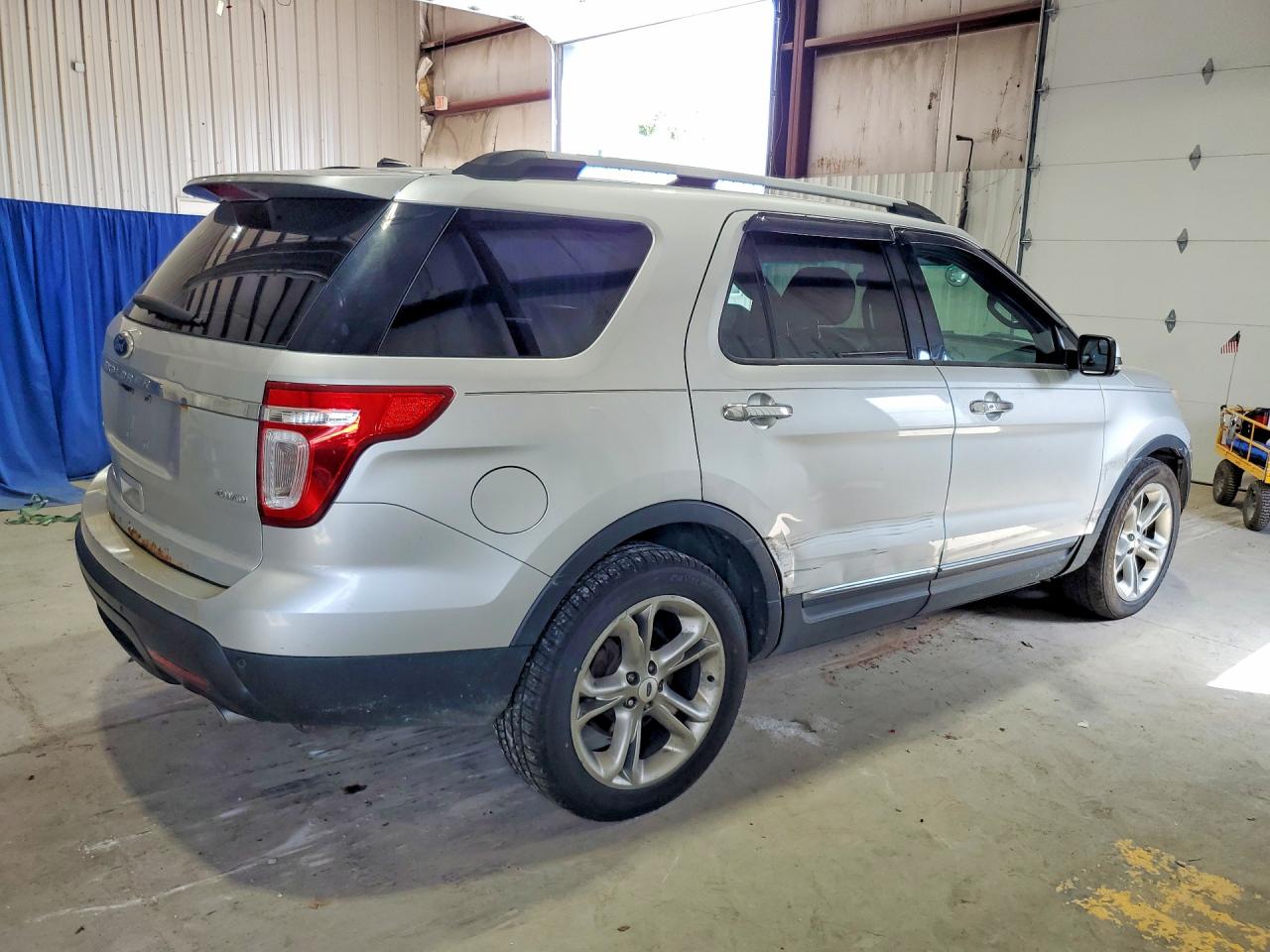 2013 Ford Explorer Limited Silver vin: 1FM5K8F83DGA75859