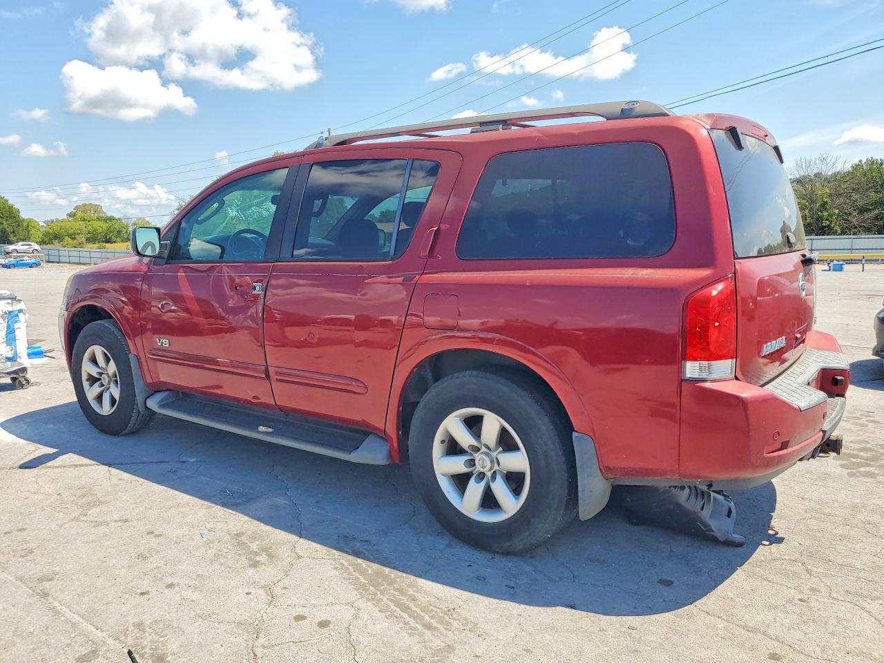 2008 Nissan Armada Se Red vin: 5N1AA08C68N618708