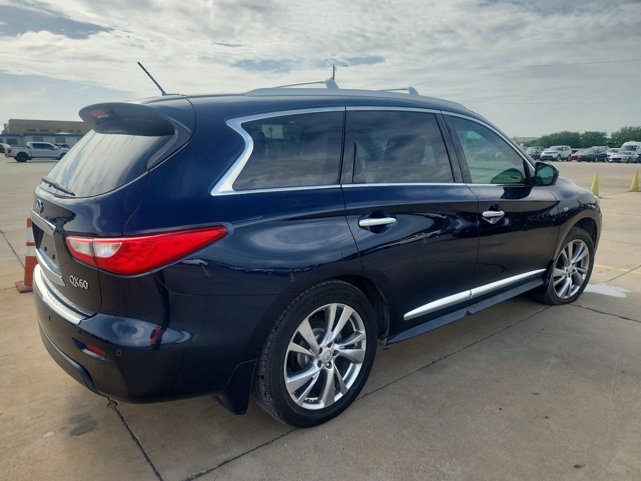 2015 Infiniti Qx60 Base Blue vin: 5N1AL0MM1FC521823