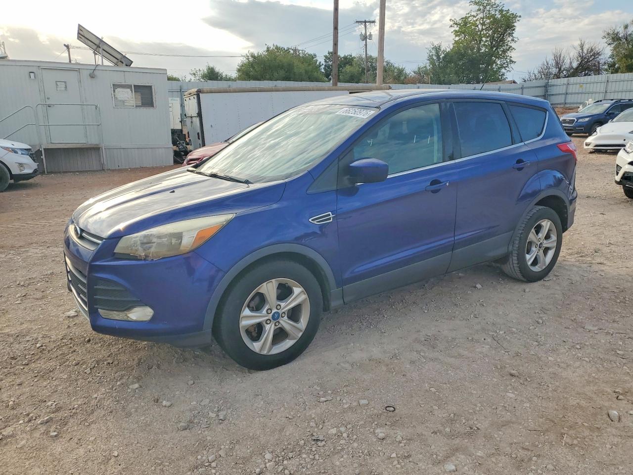 2013 Ford Escape Se Blue vin: 1FMCU0GX9DUC85280