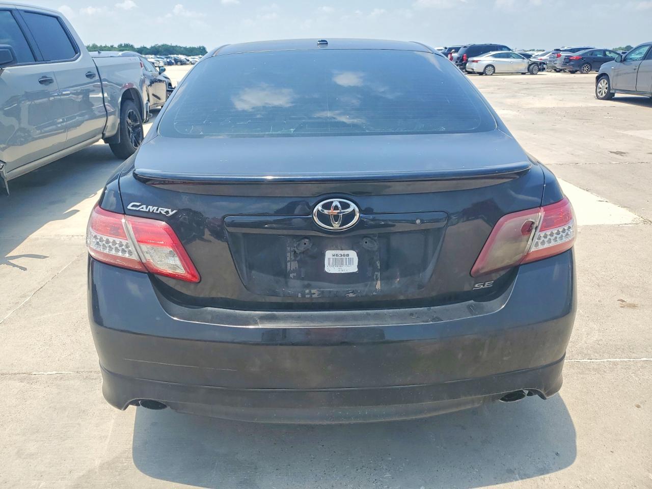 2011 Toyota Camry Se Черный vin: 4T1BF3EK8BU707907