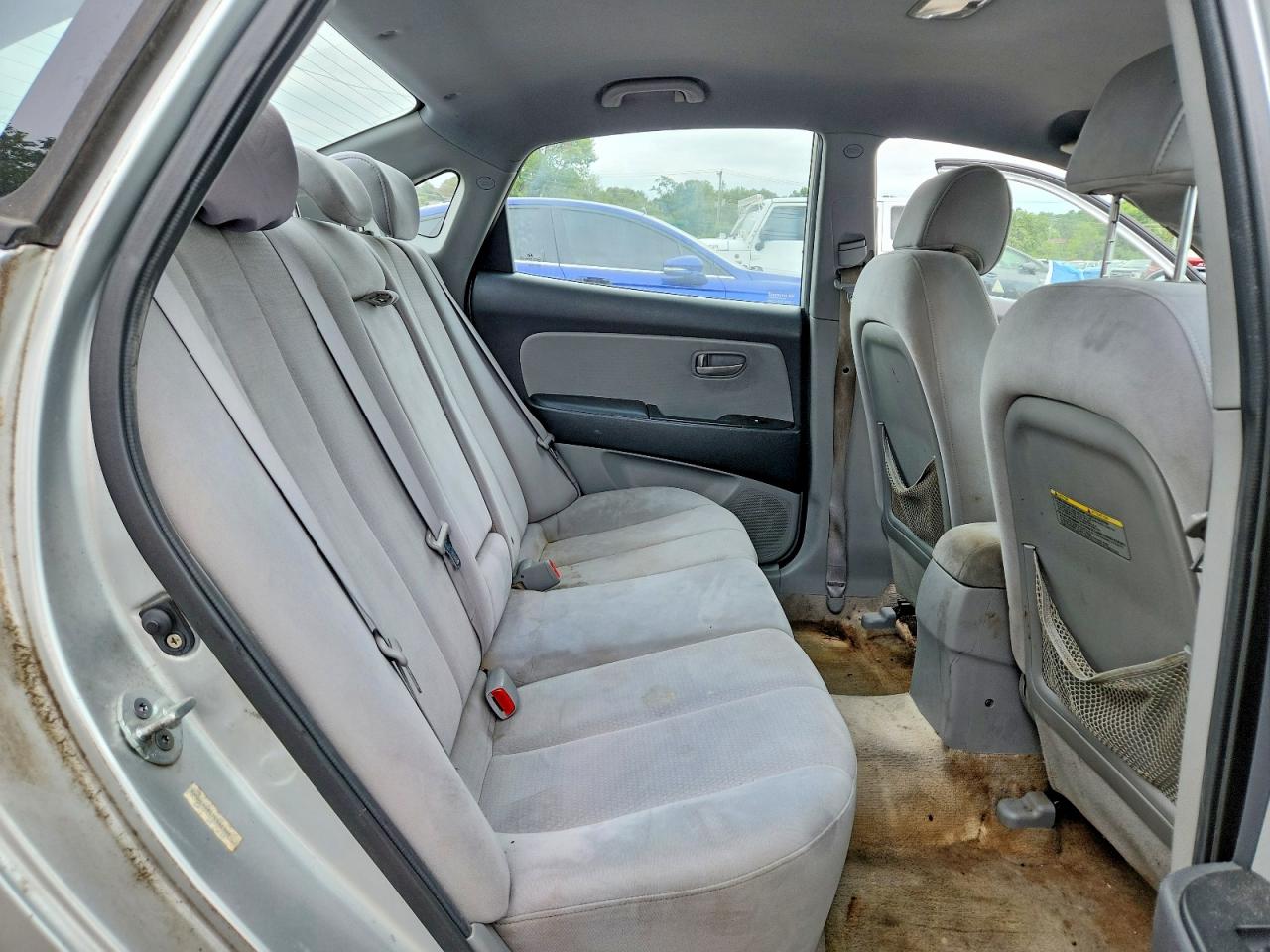 2007 Hyundai Elantra Gls Silver vin: KMHDU46D17U222360