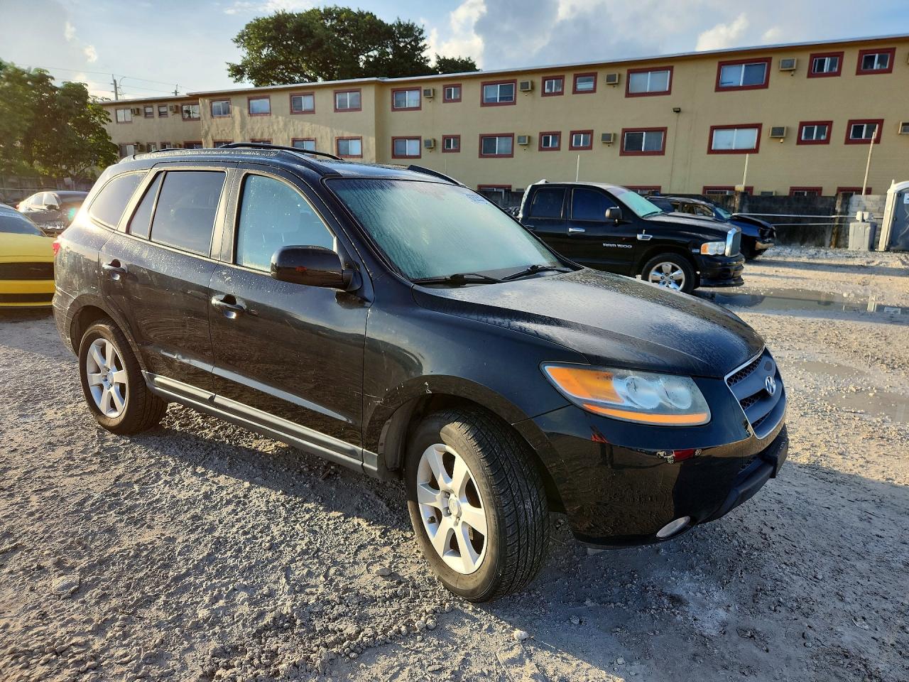 2009 Hyundai Santa Fe Se Черный vin: 5NMSH73E49H287289
