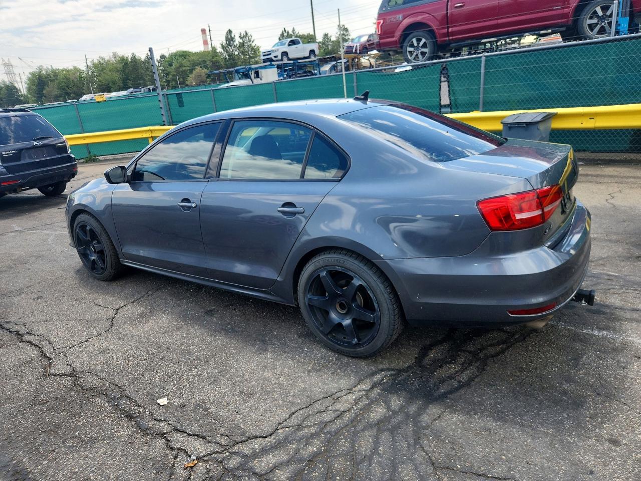 2015 Volkswagen Jetta Base Серый vin: 3VW1K7AJ6FM348094