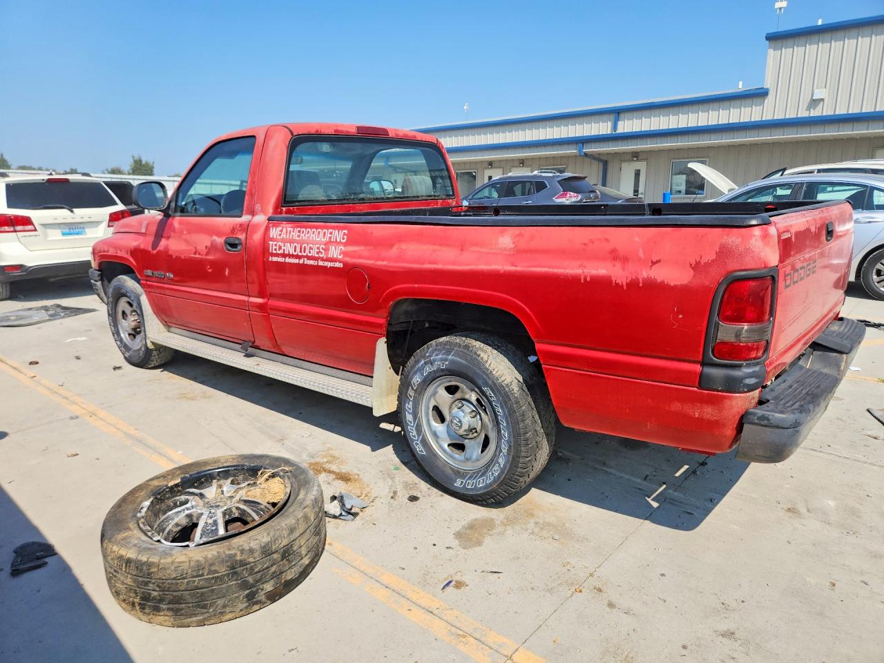 1998 Dodge Ram 1500 Red vin: 1B7HC16X5WS655854