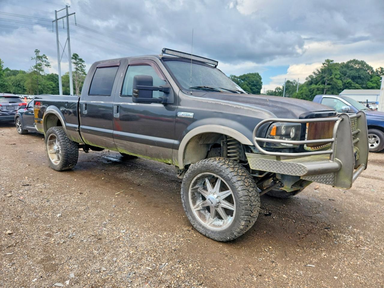 2007 Ford F250 Super Duty Gray vin: 1FTSW21P07EA40655