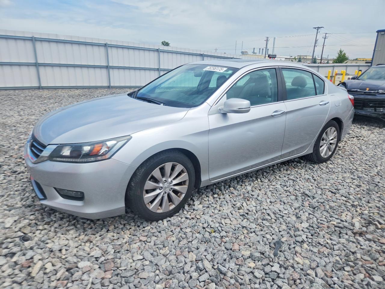 2014 Honda Accord Ex Silver vin: 1HGCR2F78EA185310