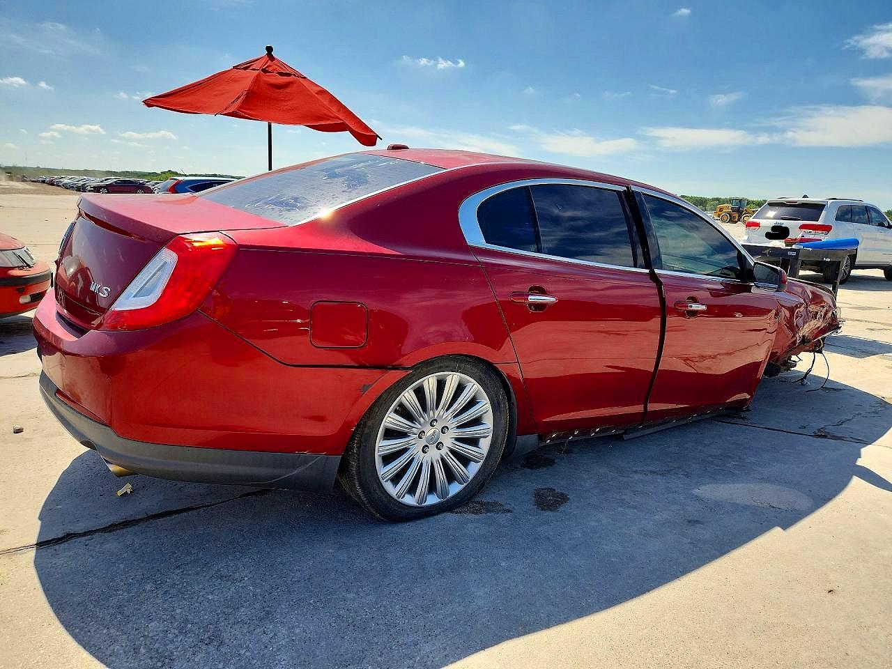 2013 Lincoln Mks Red vin: 1LNHL9DK1DG605373