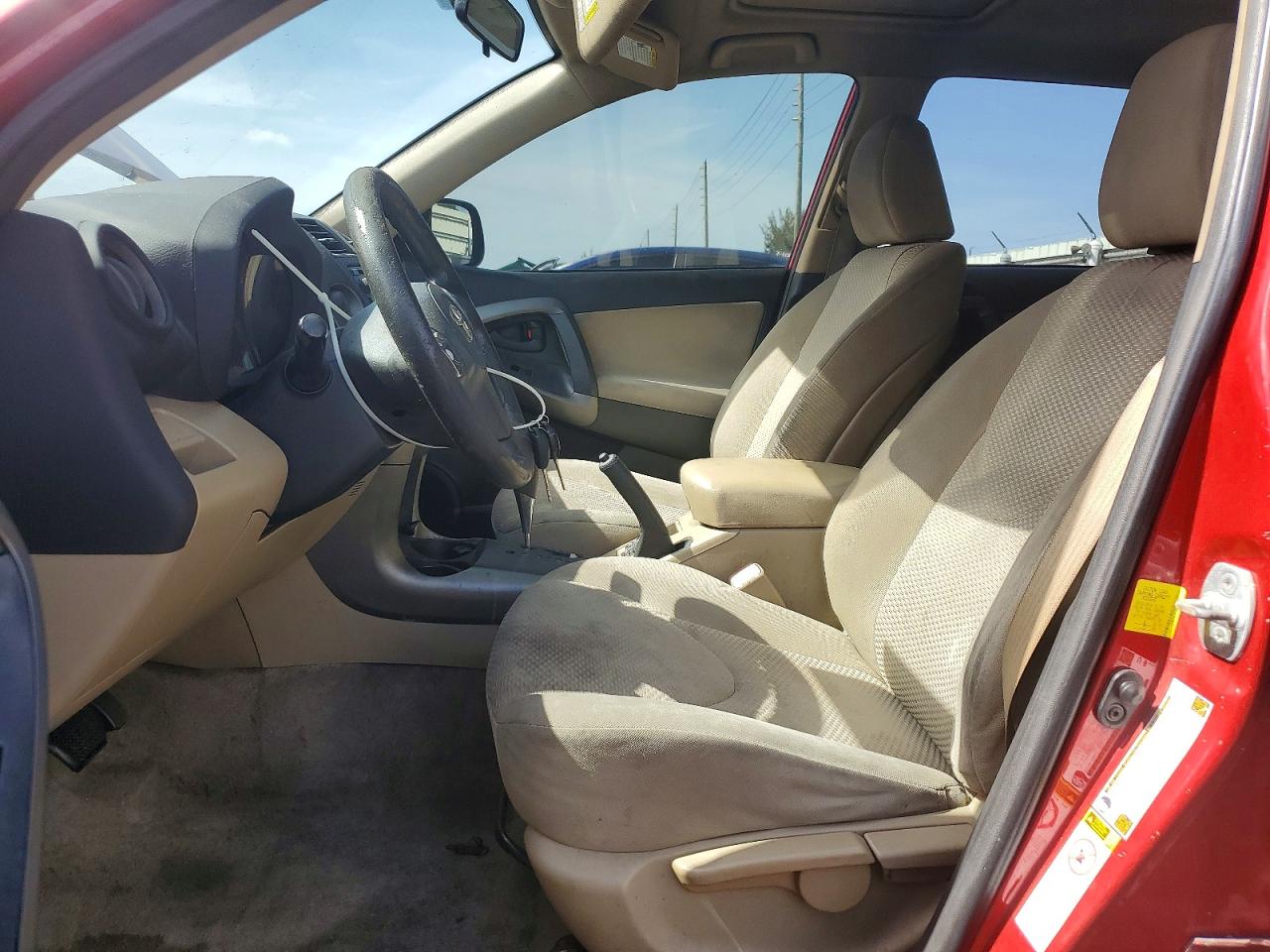 2012 Toyota Rav4 Base Red vin: JTMZF4DV9C5046436