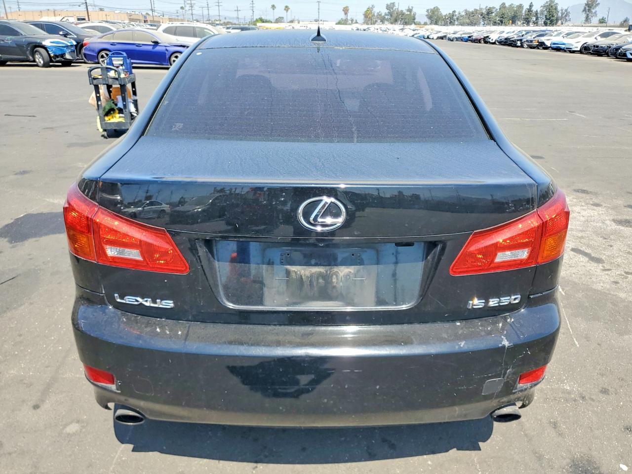 2007 Lexus Is 250 Base Black vin: JTHBK262X75047149