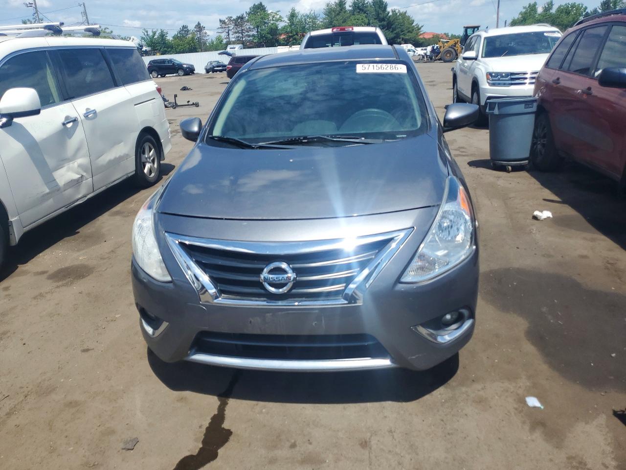 2016 Nissan Versa 1.6 Sv Gray vin: 3N1CN7AP1GL890446