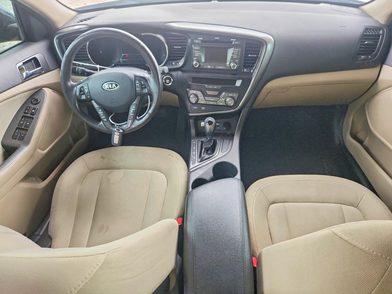 2012 Kia Optima Hybrid Black vin: KNAGM4ADXC5017064