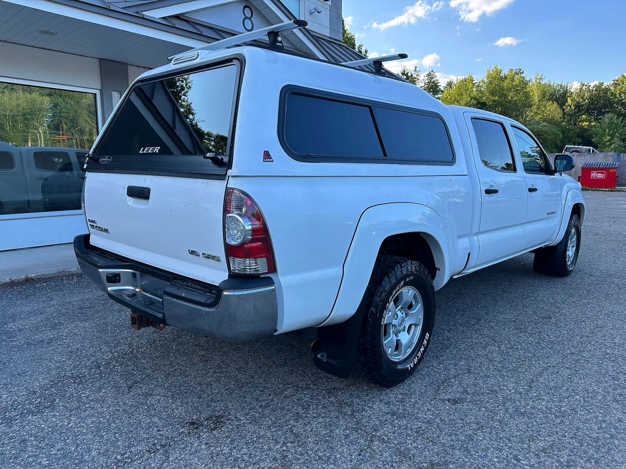 2015 Toyota Tacoma Double Cab Long Bed White vin: 3TMMU4FN3FM079413