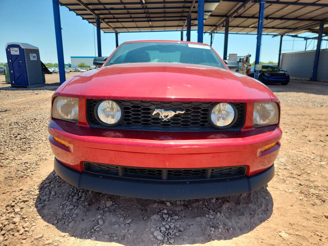 2005 Ford Mustang Gt Red vin: 1ZVFT82H255156700