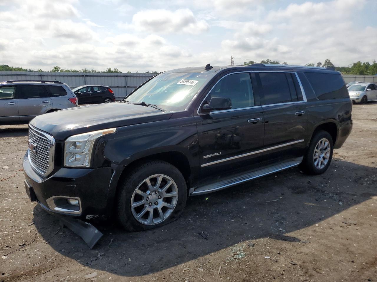 2015 Gmc Yukon Xl Denali Black vin: 1GKS2JKJ3FR150160
