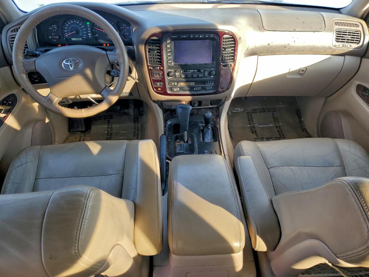 2002 Toyota Land Cruiser Silver vin: JTEHT05J622024480