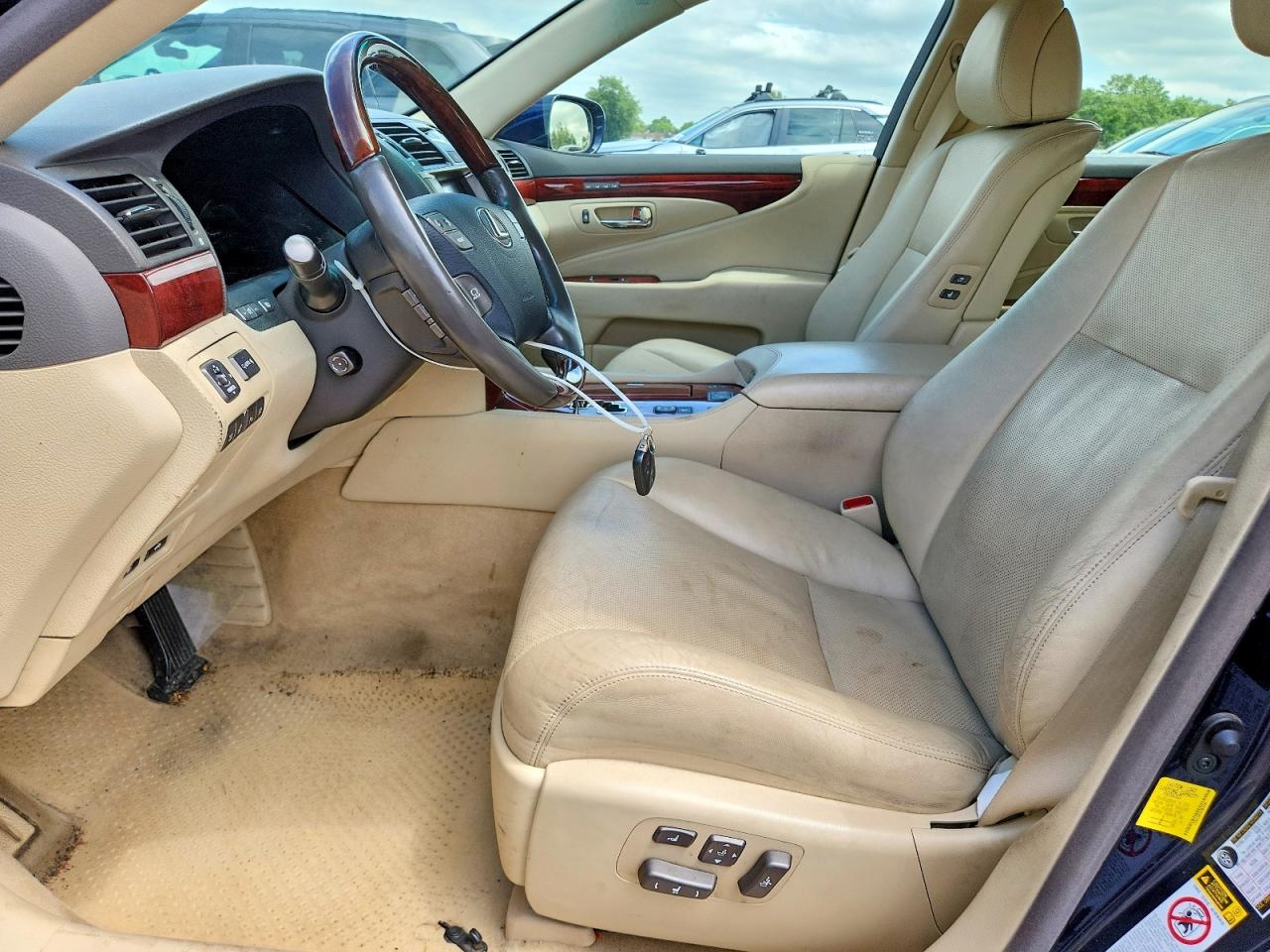2012 Lexus Ls 460 Blue vin: JTHCL5EF3C5014169