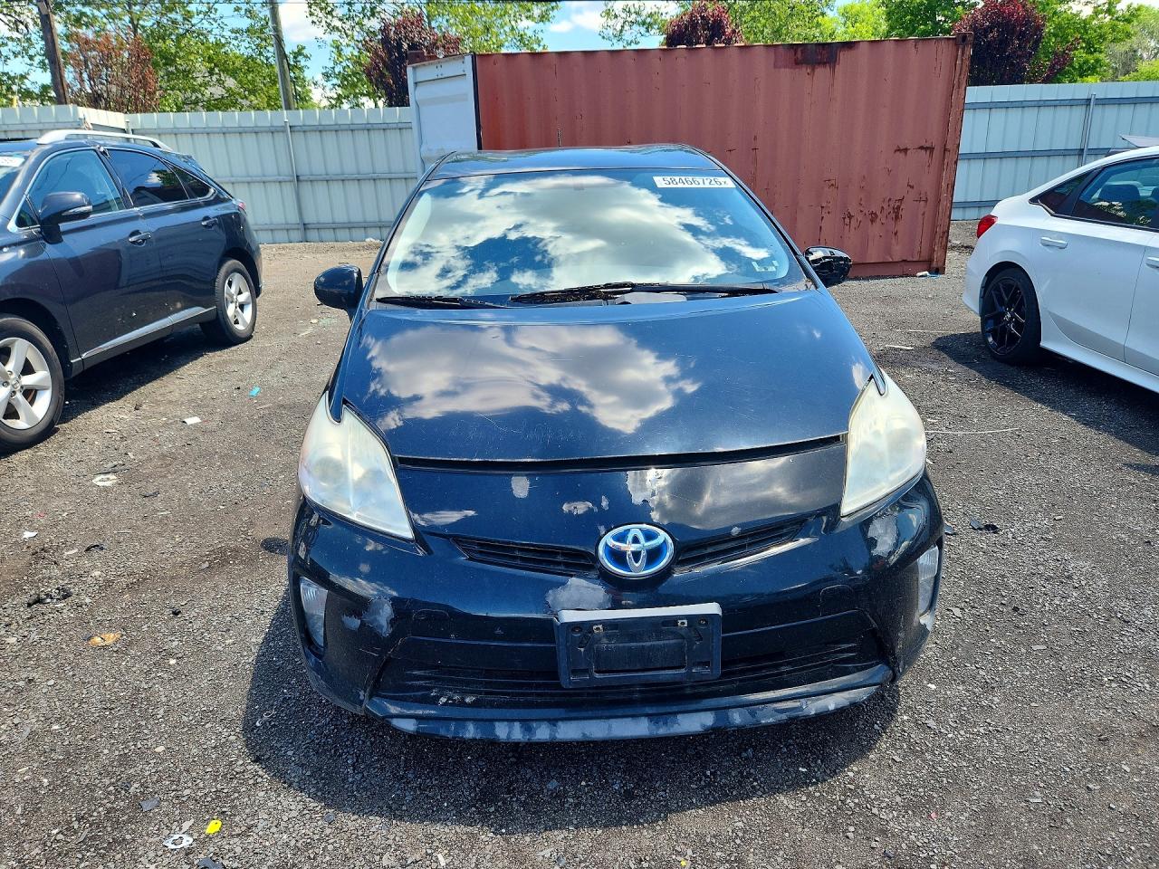 2012 Toyota Prius Four Black vin: JTDKN3DU3C1506039