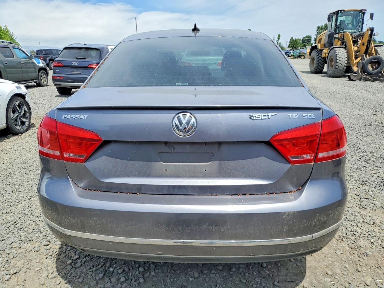 2013 Volkswagen Passat Sel Gray vin: 1VWCN7A34DC040714