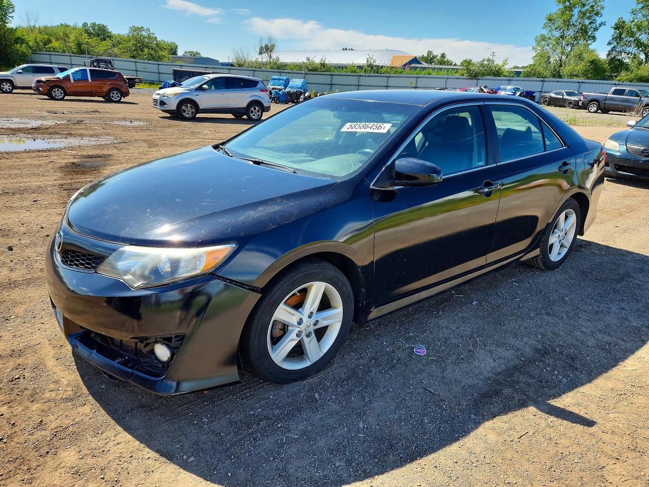 2012 Toyota Camry Se Blue vin: 4T1BF1FK7CU027758