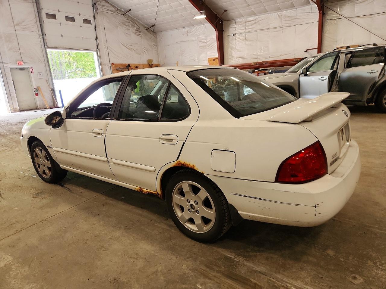 2006 Nissan Sentra 1.8 White vin: 3N1CB51D26L533651