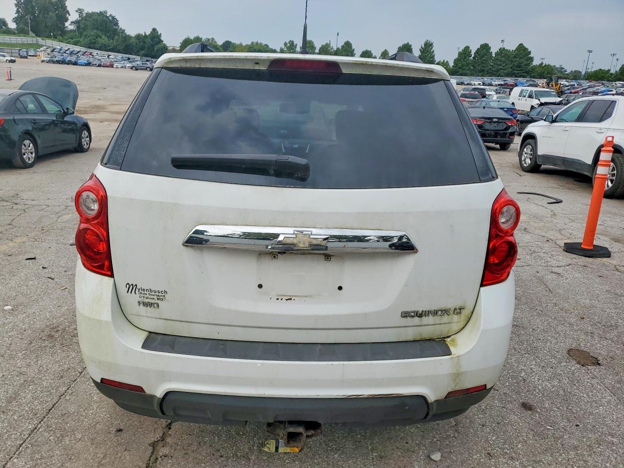 2011 Chevrolet Equinox Lt White vin: 2CNFLNEC2B6437683