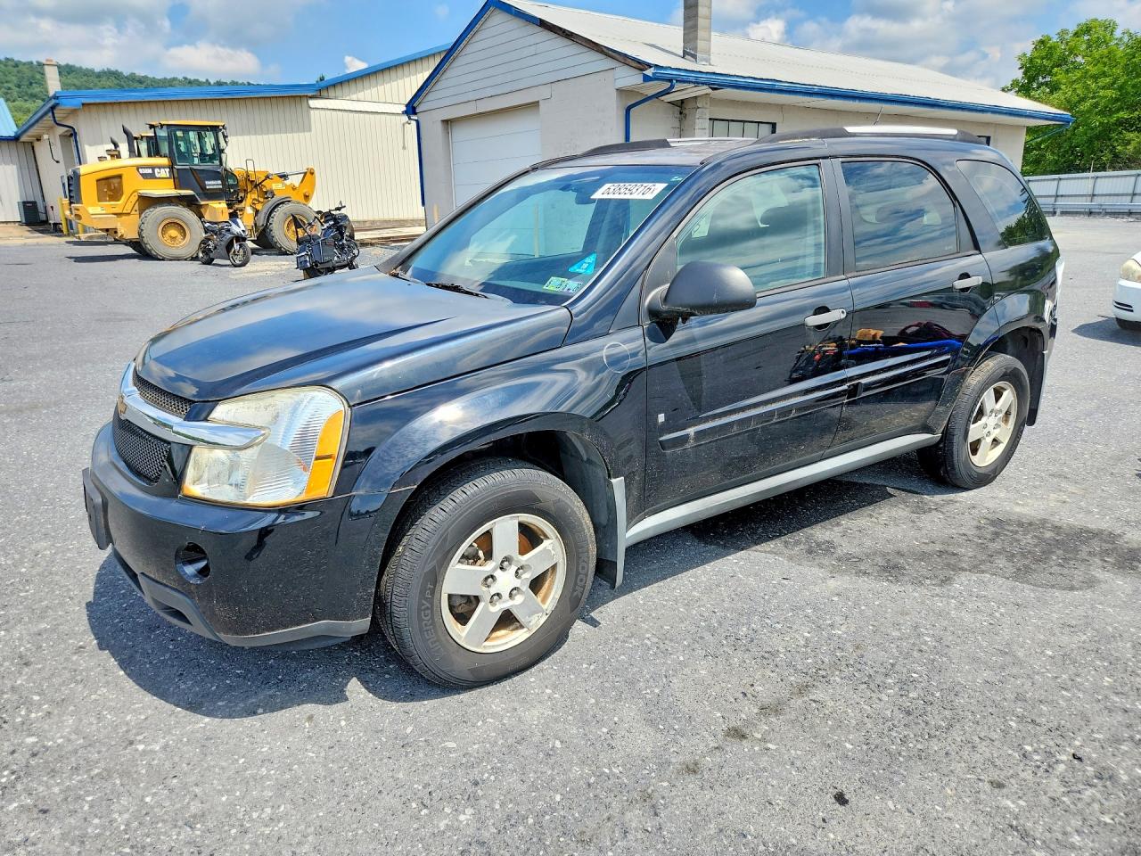 2009 Chevrolet Equinox Ls Black vin: 2CNDL13F096219264