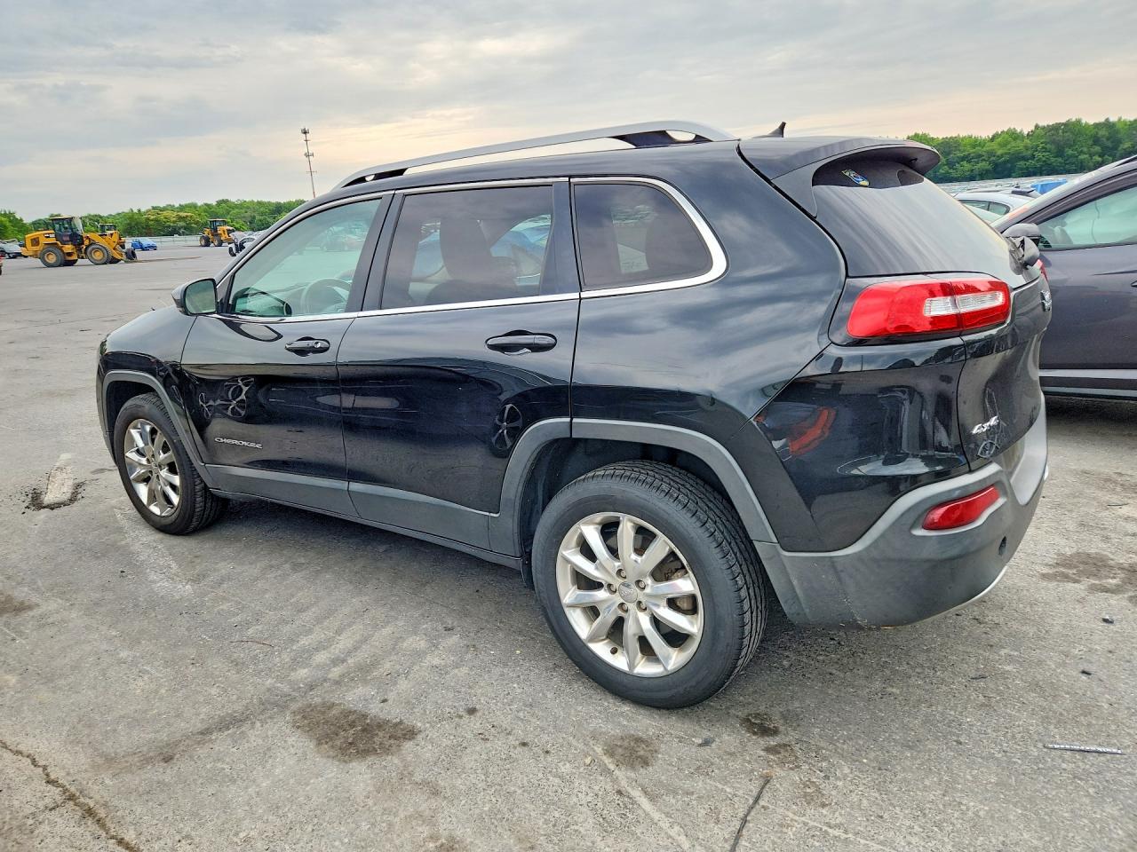 2015 Jeep Cherokee Limited Black vin: 1C4PJMDB8FW704094