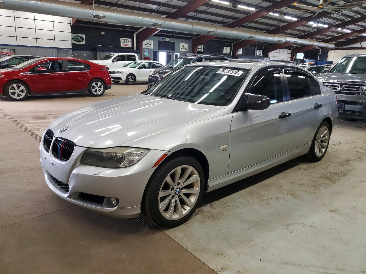 2011 Bmw 328 Xi Silver vin: WBAPK7C57BF086039