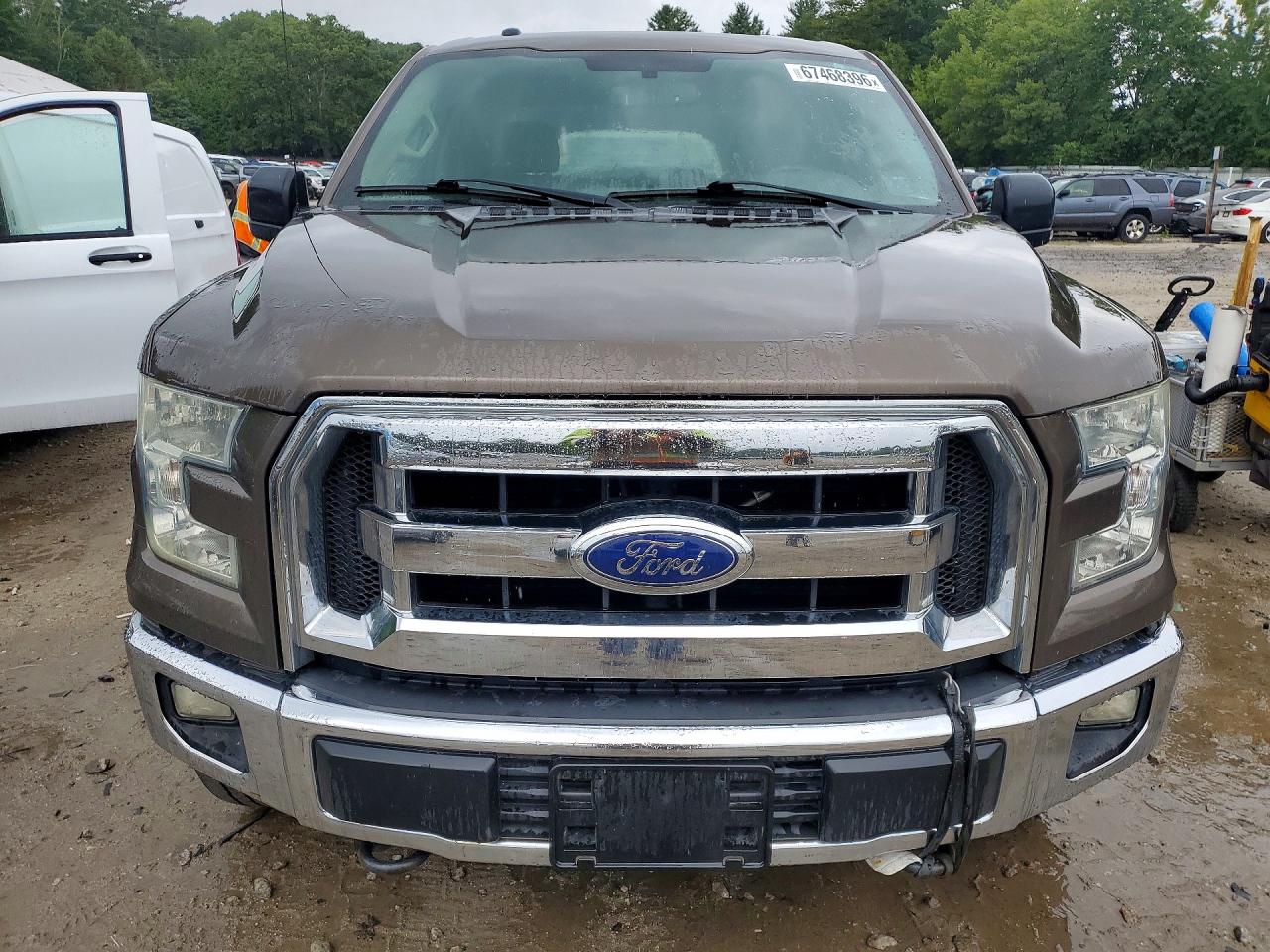 2015 Ford F150 Supercrew Brown vin: 1FTEW1E81FFC89095