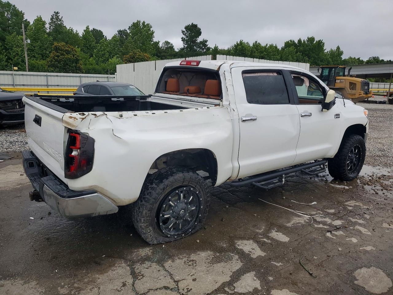 2014 Toyota Tundra Crewmax Platinum Белый vin: 5TFAY5F19EX364099