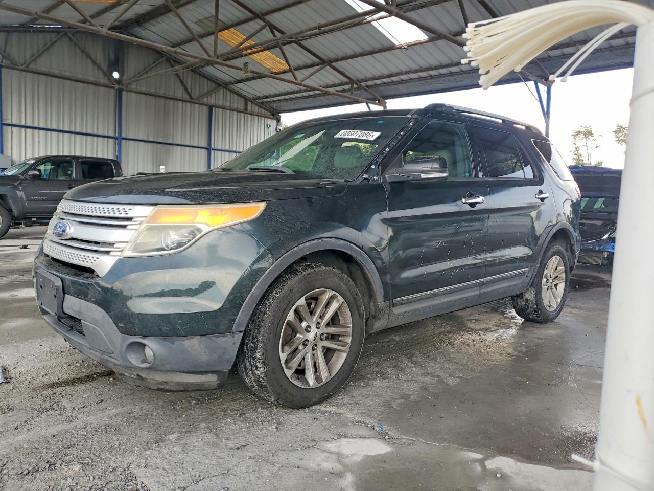 2013 Ford Explorer Xlt Green vin: 1FM5K8D83DGB96149