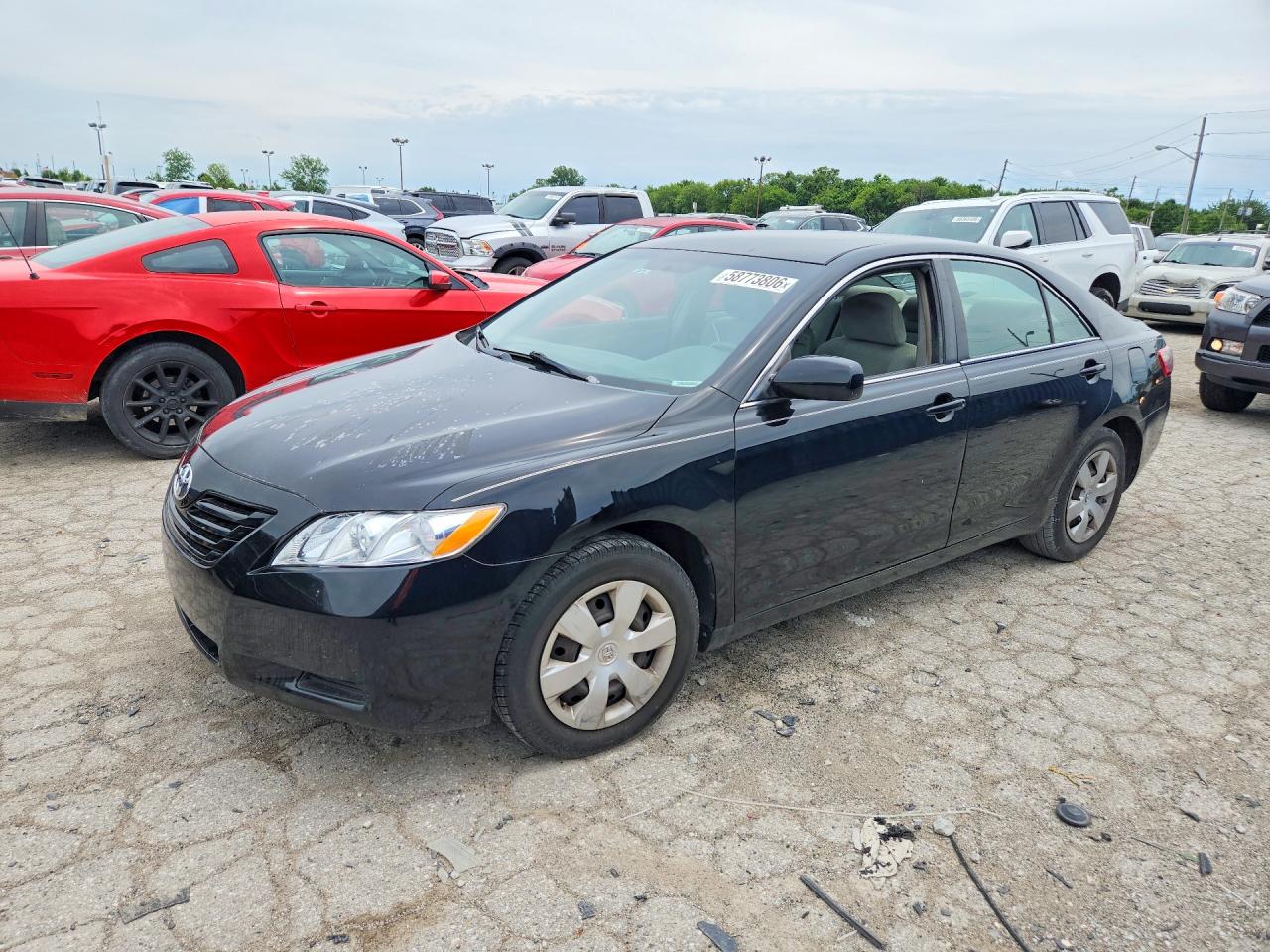 2009 Toyota Camry Le Черный vin: 4T1BE46K49U802840