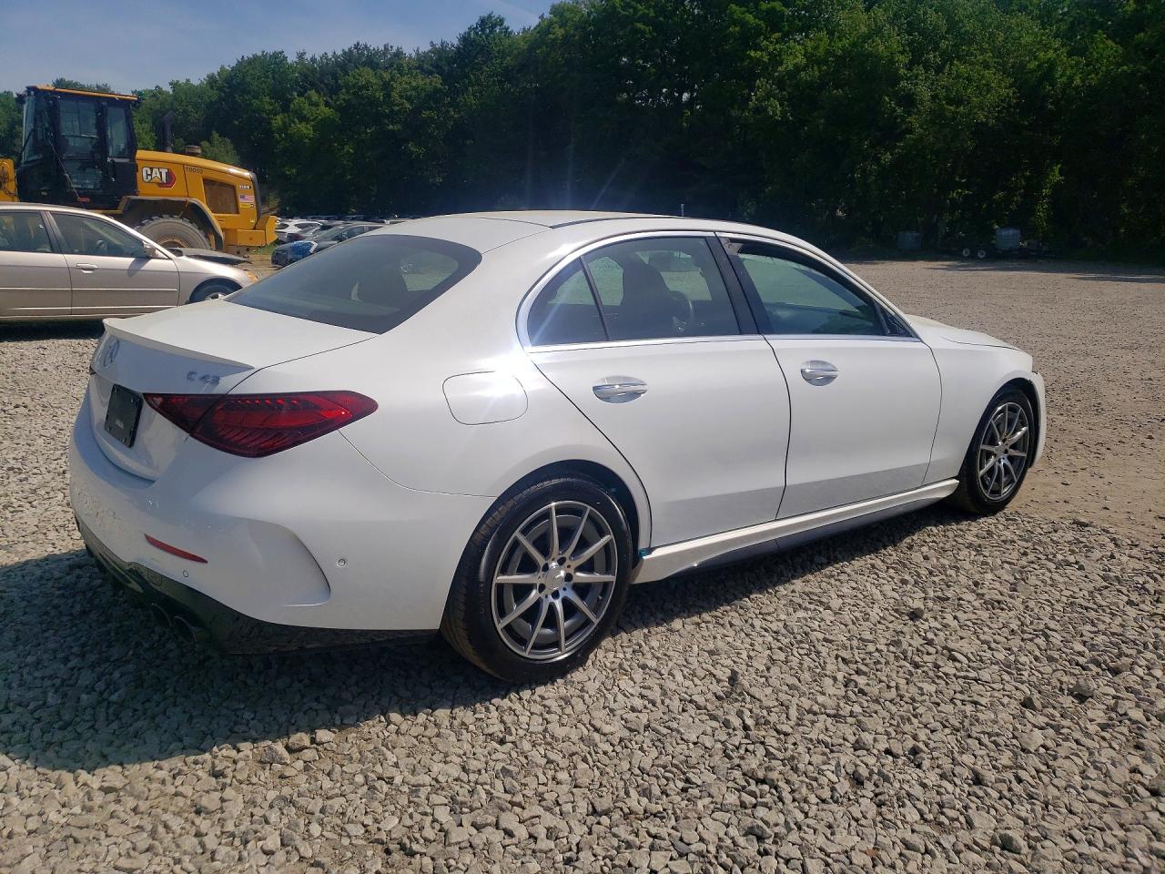 2025 Mercedes-benz C 43 Amg White vin: W1KAF8HB3SR272523