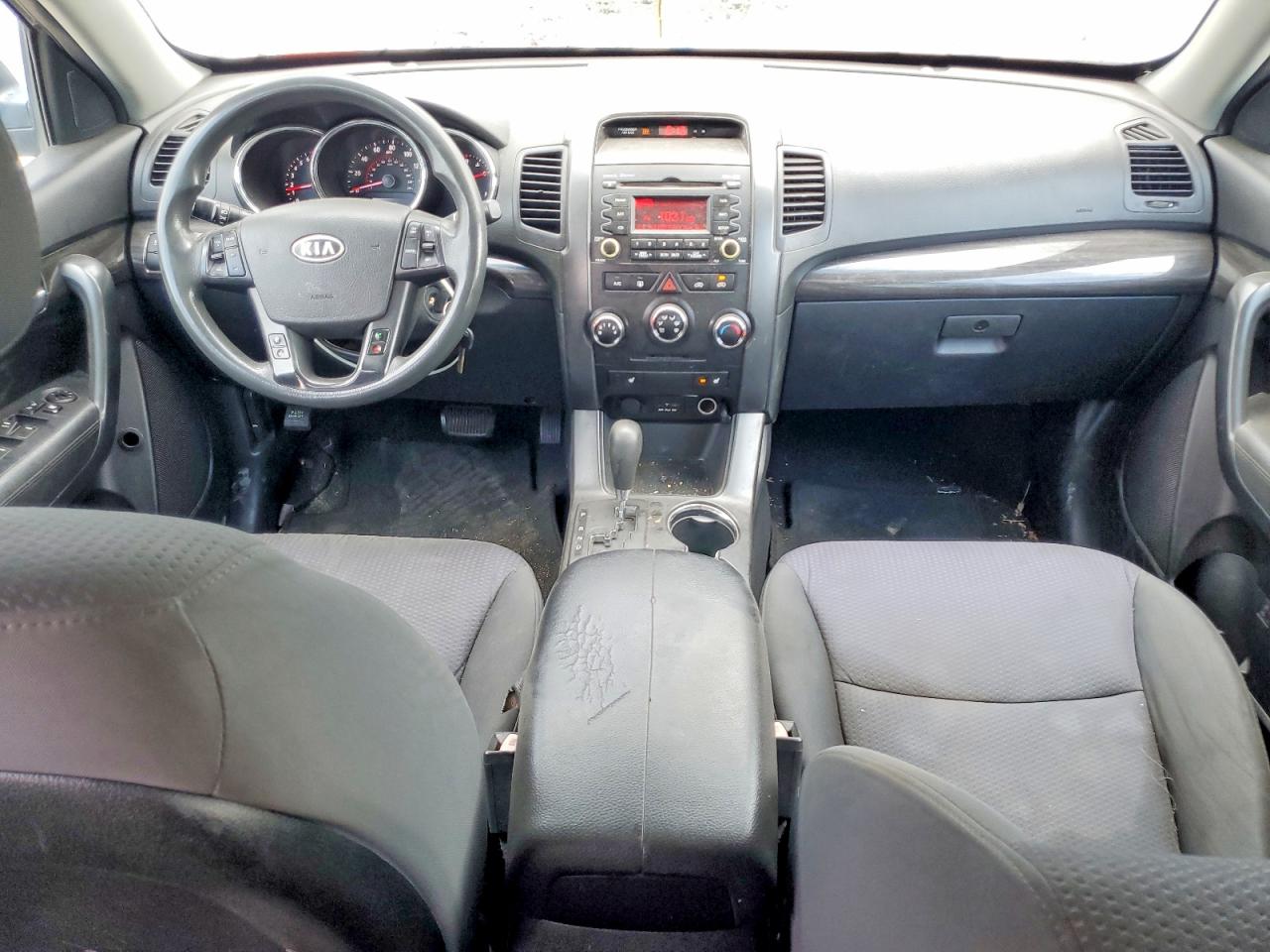 2012 Kia Sorento Lx Silver vin: 5XYKT4A29CG190757