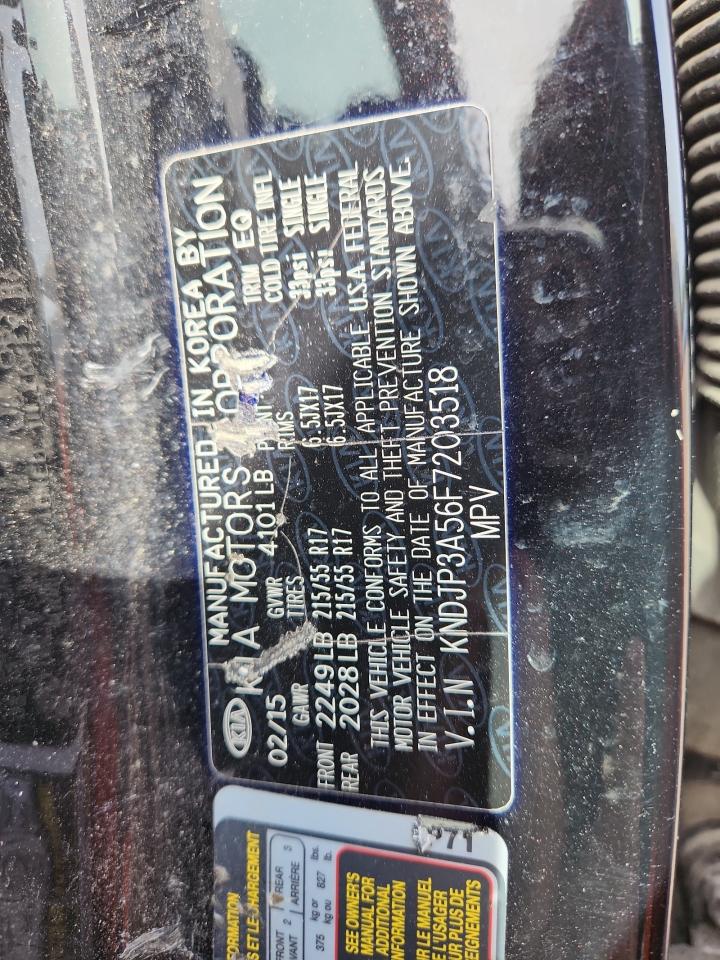 2015 Kia Soul + Black vin: KNDJP3A56F7203518